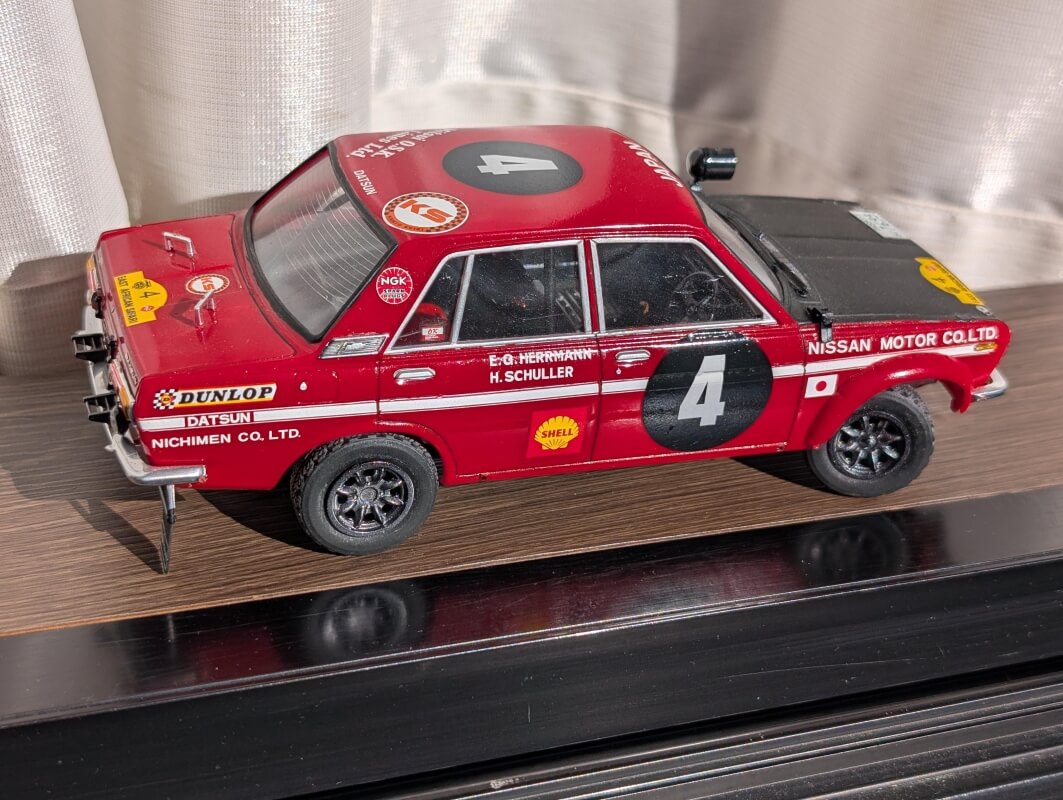 ハセガワ ブルーバード510SSSサファリラリー仕様画像2