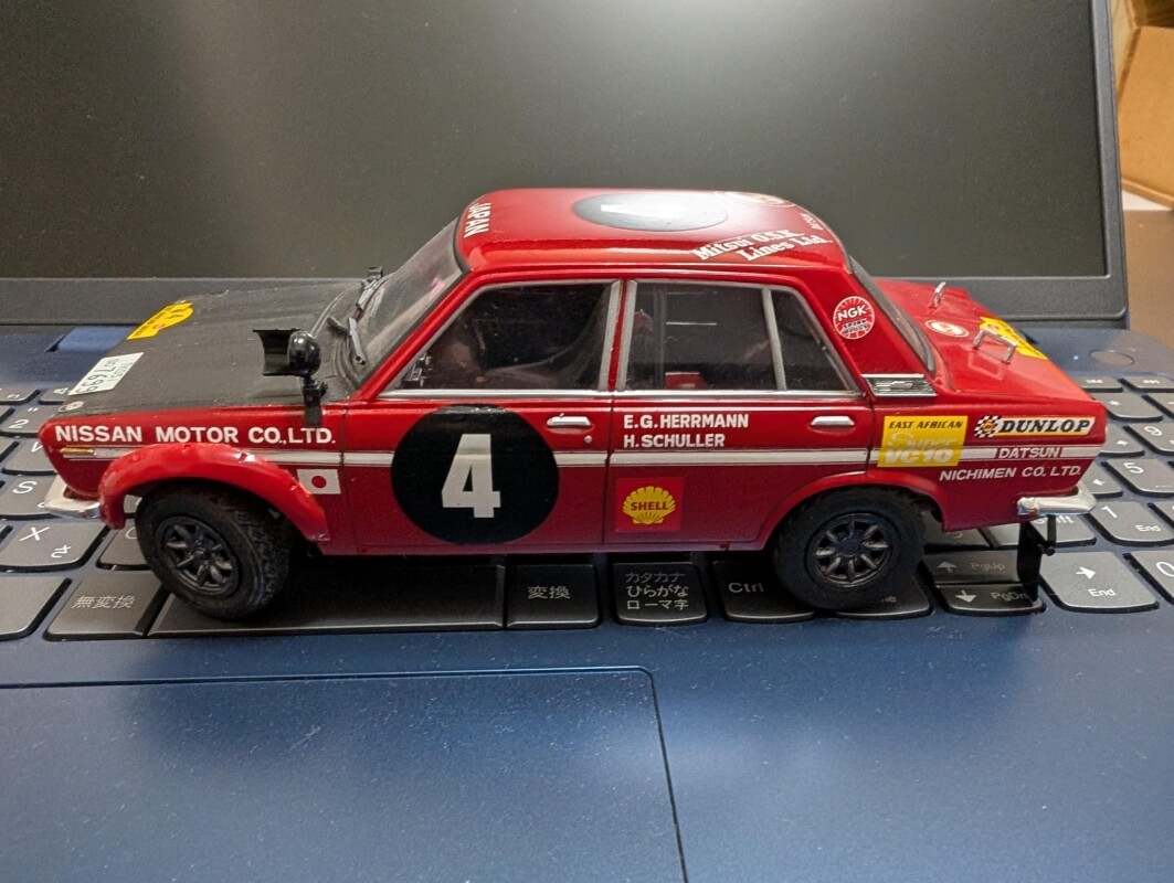 ハセガワ ブルーバード510SSSサファリラリー仕様画像3