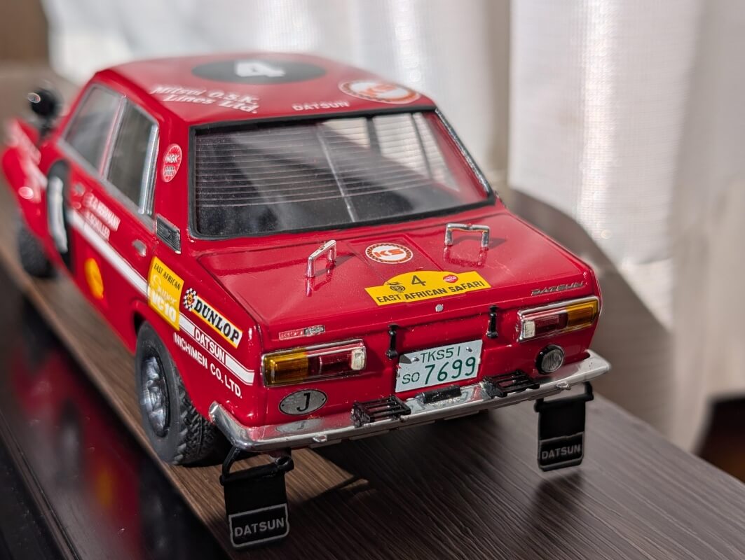 ハセガワ ブルーバード510SSSサファリラリー仕様画像4