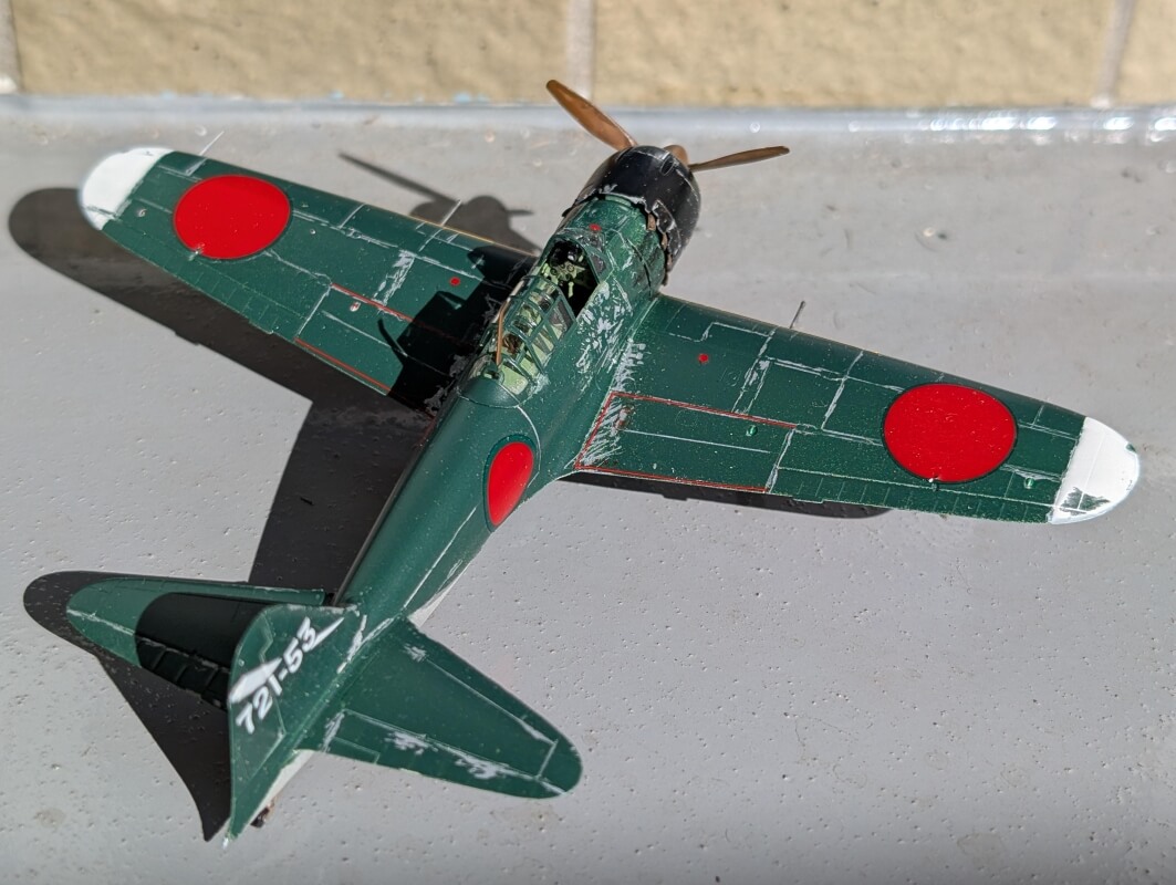 タミヤ 1/72 三菱 零式艦上戦闘機五二型画像5
