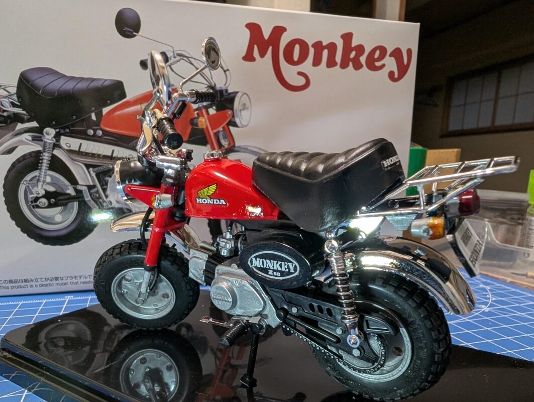 青島文化教材社(AOSHIMA) 1/12 ザ・バイクシリーズ No.68 ホンダ Z50J-1 モンキー画像3