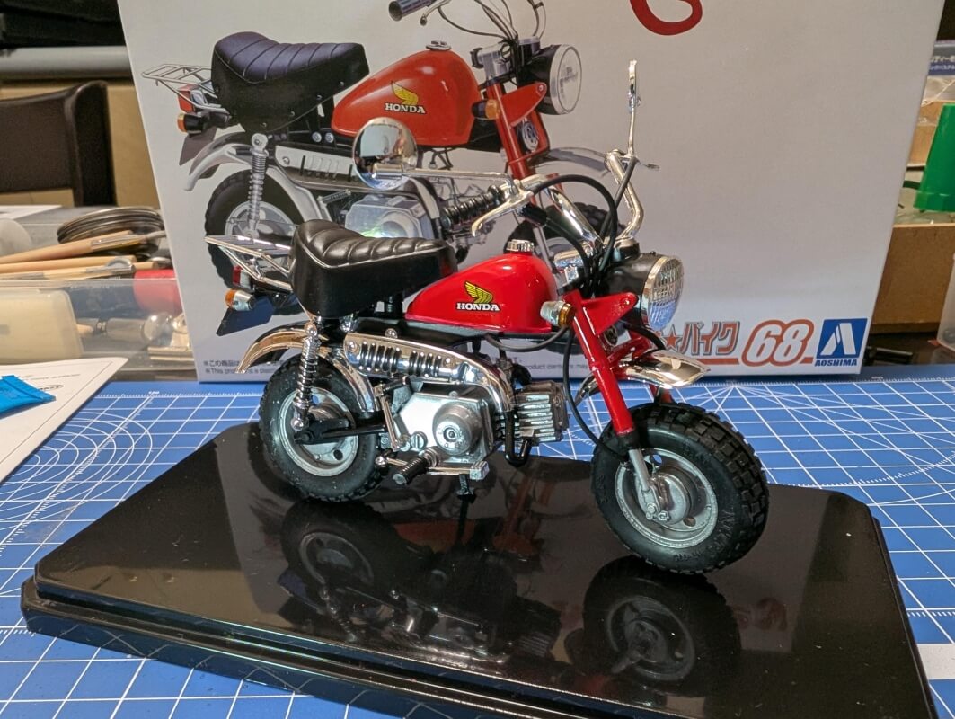 青島文化教材社(AOSHIMA) 1/12 ザ・バイクシリーズ No.68 ホンダ Z50J-1 モンキー画像4