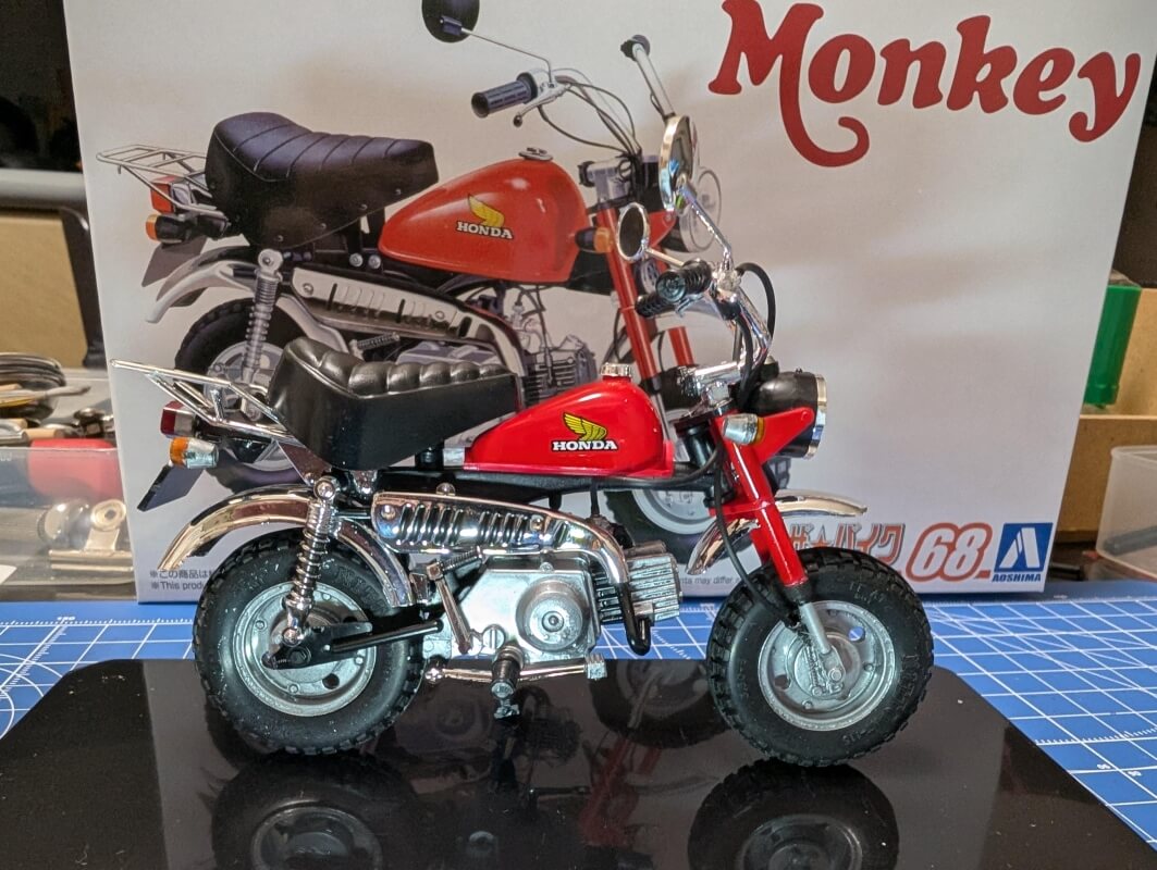 青島文化教材社(AOSHIMA) 1/12 ザ・バイクシリーズ No.68 ホンダ Z50J-1 モンキー画像5