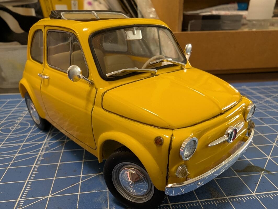タミヤ1/24 フィアット 500F画像1