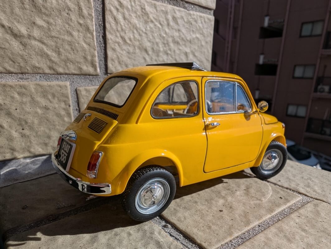 タミヤ1/24 フィアット 500F画像2