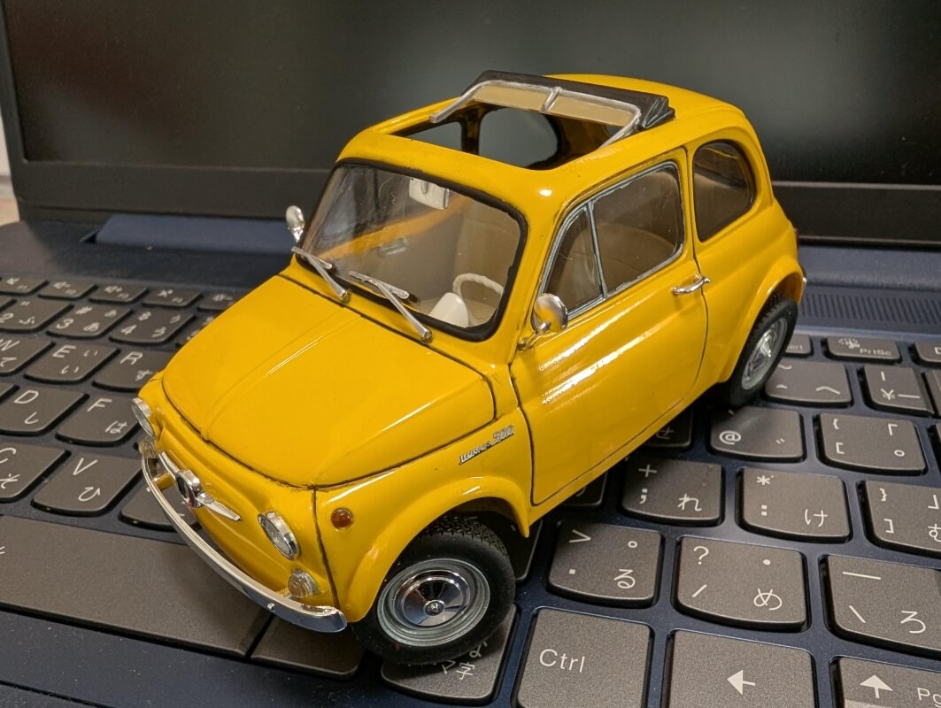 タミヤ1/24 フィアット 500F画像3