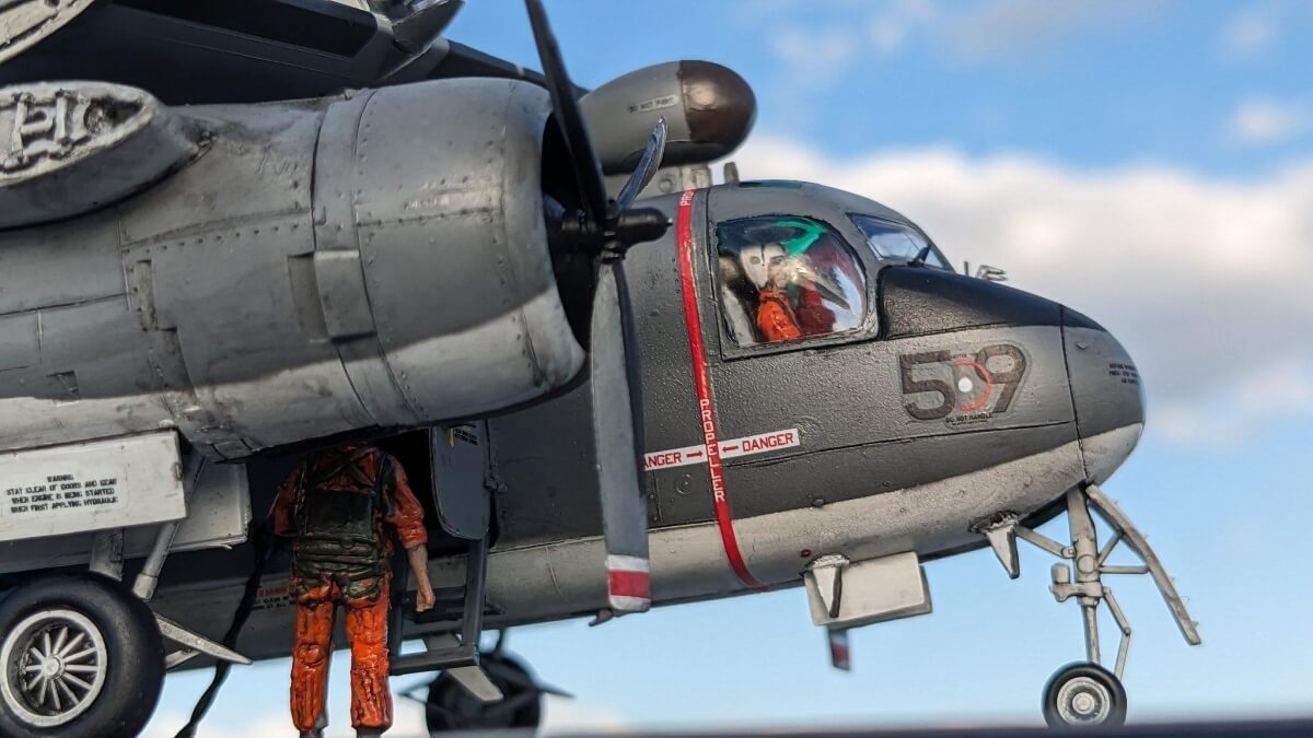 ハセガワ1/72  グラマン S2F1 トラッカー 海上自衛隊 第51航空隊512飛行隊4159号機画像2