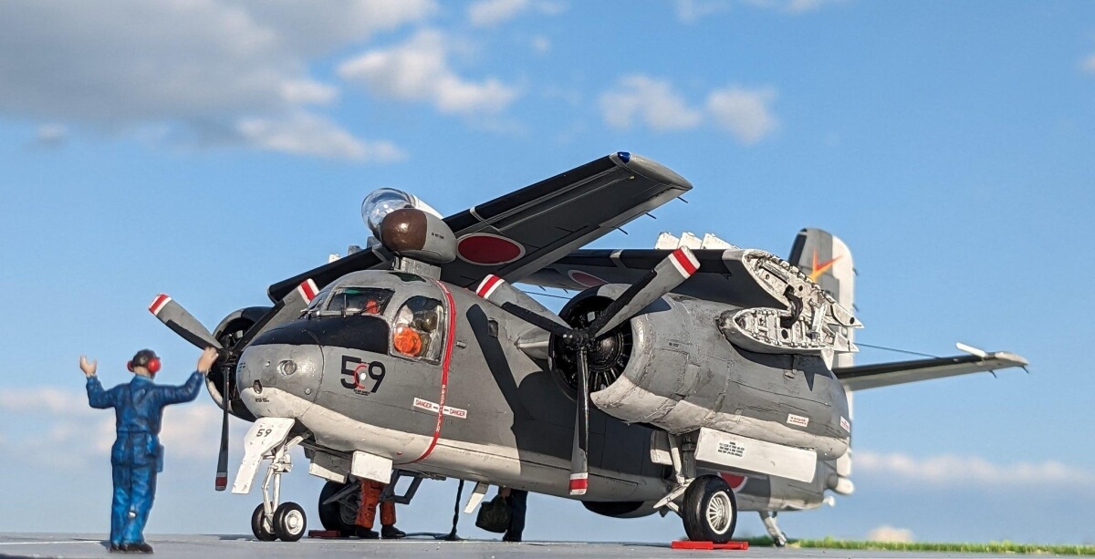 ハセガワ1/72  グラマン S2F1 トラッカー 海上自衛隊 第51航空隊512飛行隊4159号機画像4