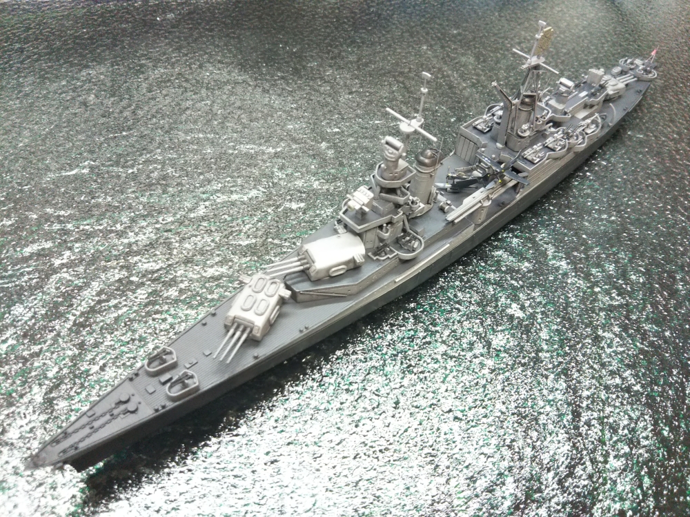 タミヤ 1/700 アメリカ海軍 重巡洋艦 「インディアナポリス」画像4