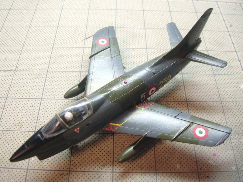 FIAT G.91R (AIRFIX 1/72) (May 2025, rebuild)画像1