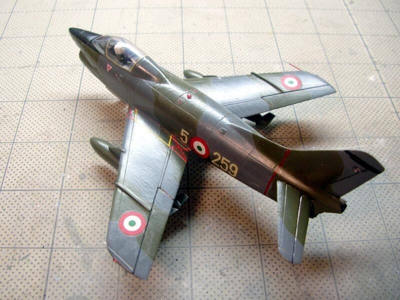 FIAT G.91R (AIRFIX 1/72) (May 2025, rebuild)画像2