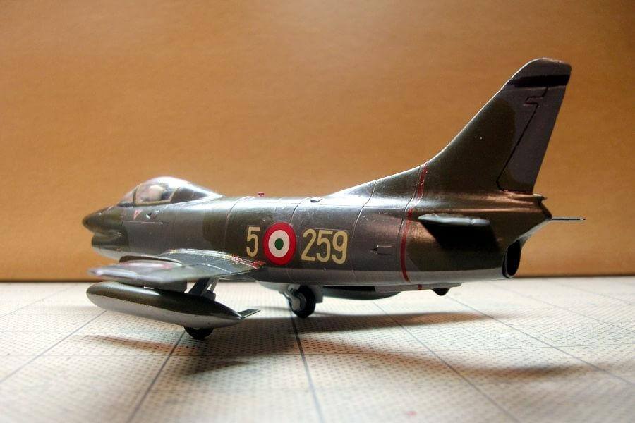 FIAT G.91R (AIRFIX 1/72) (May 2025, rebuild)画像4