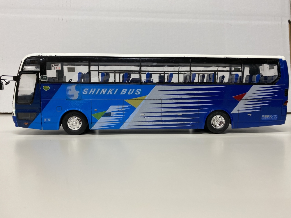 神姫観光 貸切バス アオシマ観光バス 三菱ふそうエアロクイーン画像2