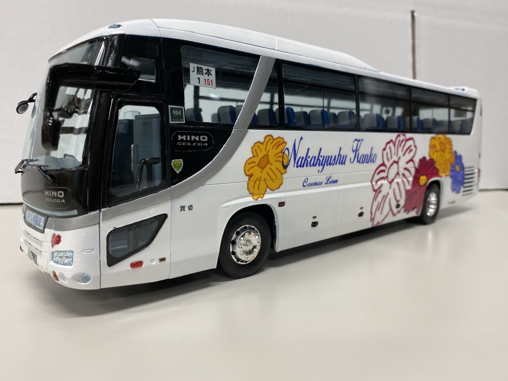 中九州観光バス フジミ観光バス 日野セレガ画像1