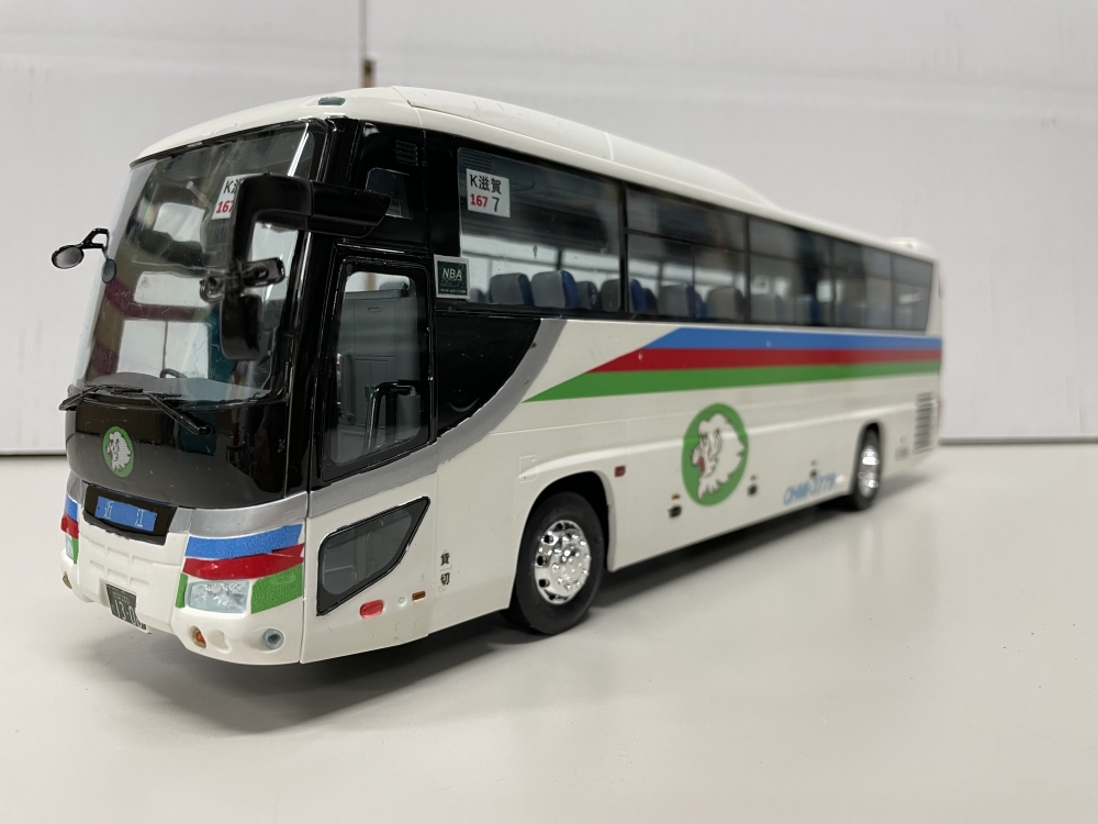 近江鉄道観光バス フジミ1/32観光バス いすゞガーラ画像1