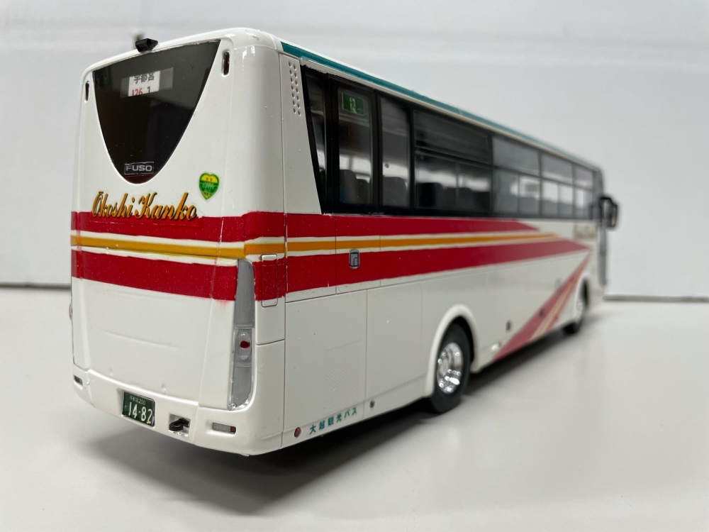 大越交通観光バス フジミ1/32エアロクイーン観光バス画像4