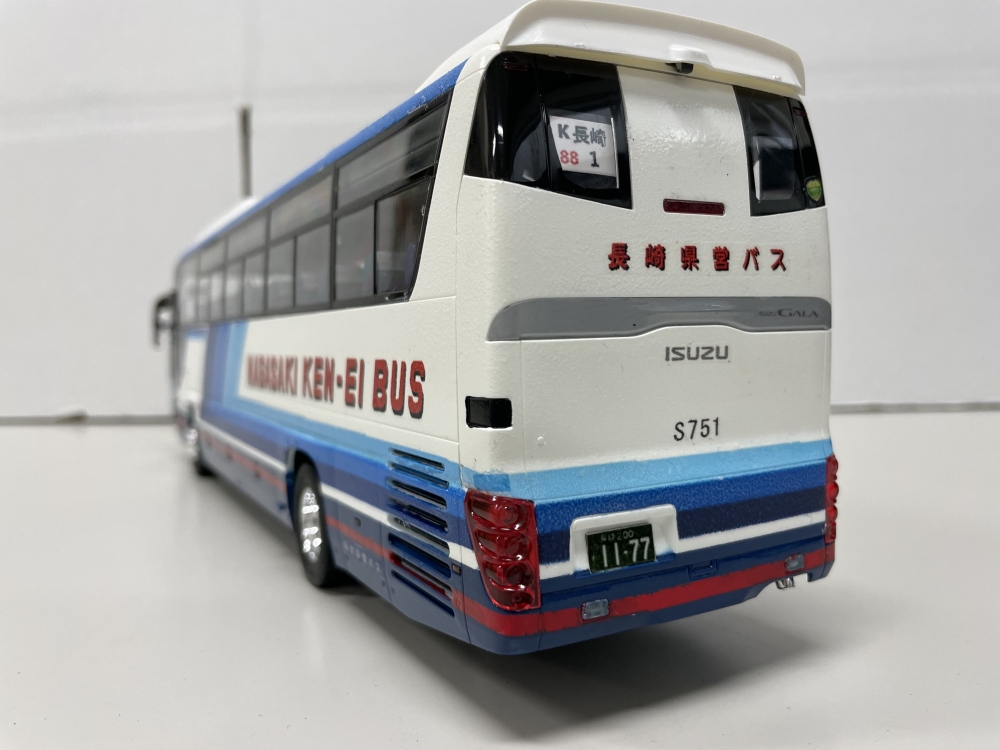 長崎県営バス フジミ1/32いすゞガーラ 観光バス画像3
