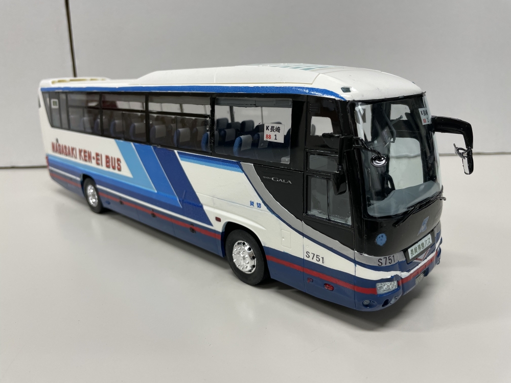 長崎県営バス フジミ1/32いすゞガーラ 観光バス画像5