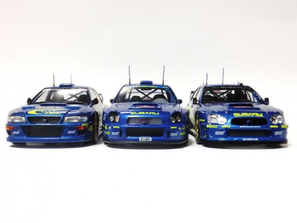 スバル インプレッサ・WRC'99&'01&'05