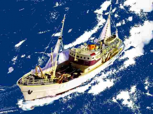 大型漁船モデル