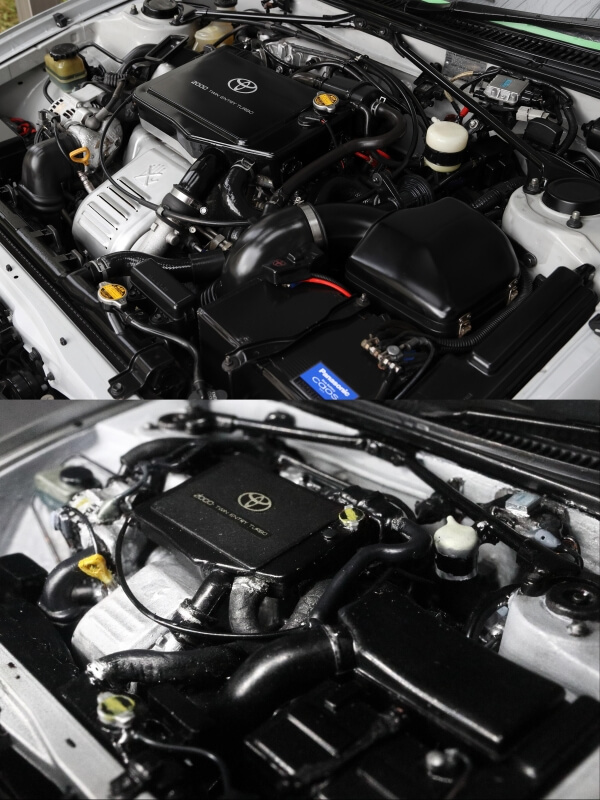 ST205 セリカGT-FOUR エンジンルーム画像5