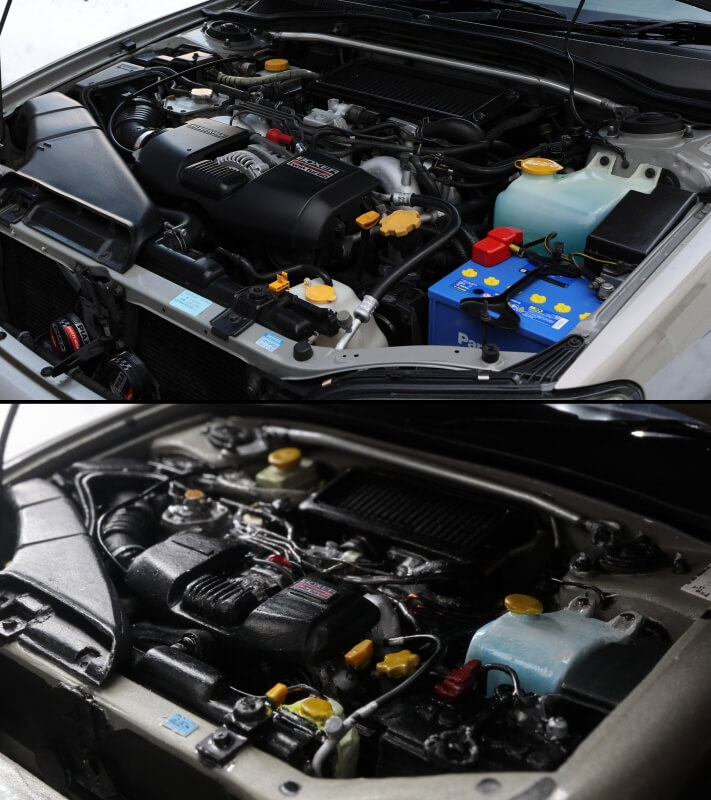 BE5 レガシィB4 エンジンルーム画像4