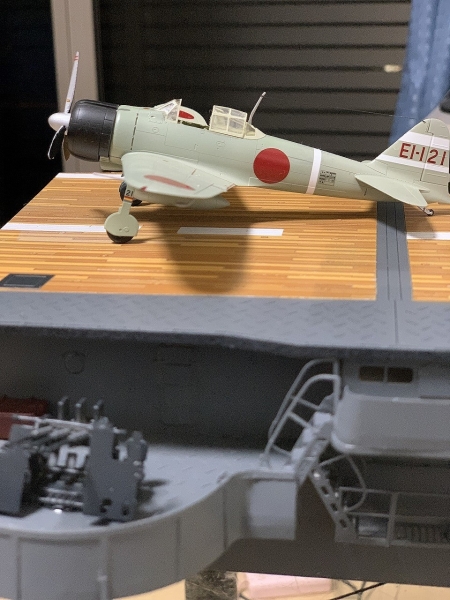 タミヤ1/72零戦21型on翔鶴画像3