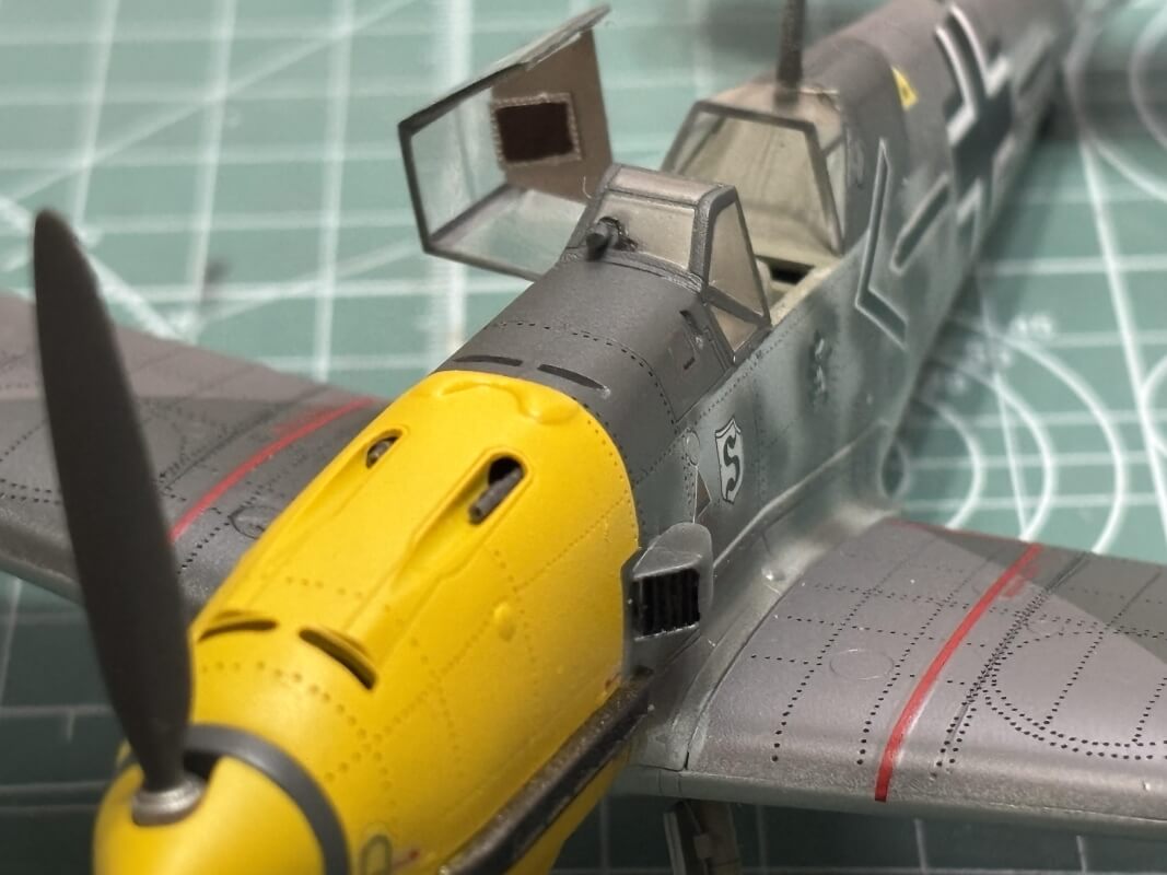 ハセガワ1/48 メッサーシュミットBf109E'ガーランド'画像3
