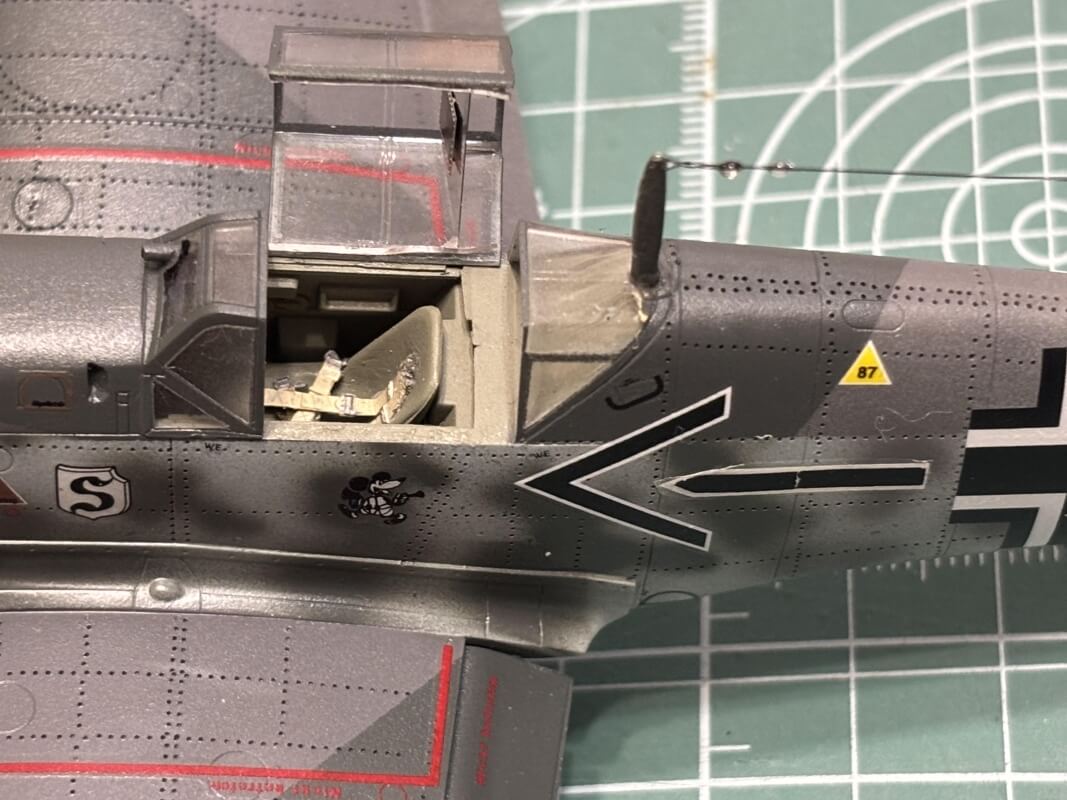 ハセガワ1/48 メッサーシュミットBf109E'ガーランド'画像4