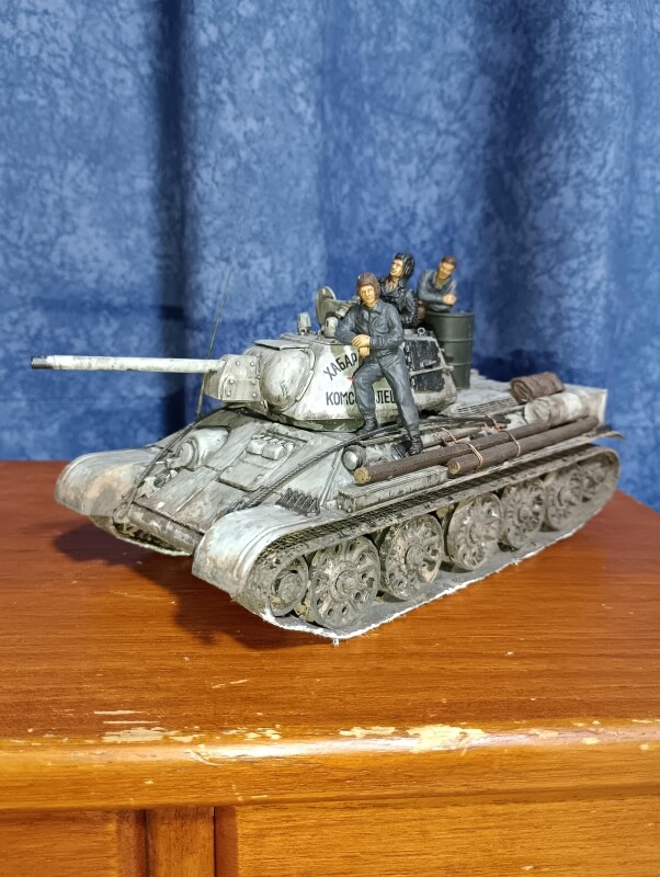 T34/76(冬季迷彩）画像2