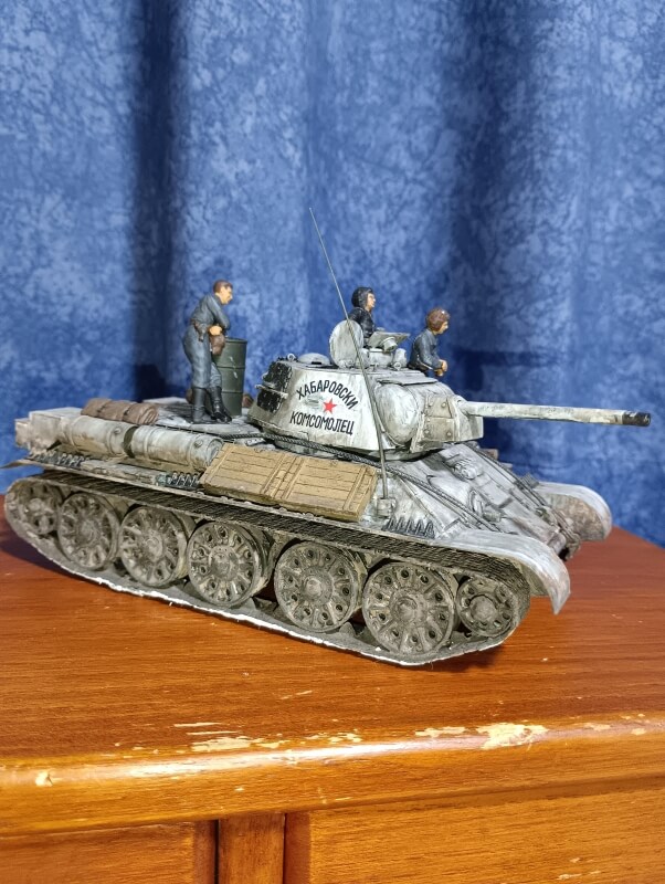T34/76(冬季迷彩）画像3