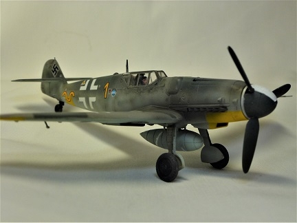 1/72 ドイツ空軍 メッサーシュミット Bf109 G-6画像1
