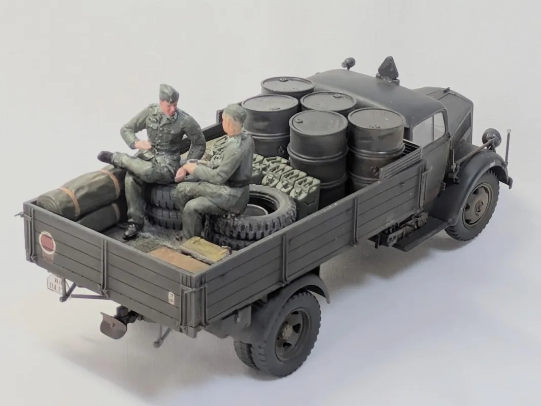 1/35 ドイツ軍 輸送トラック乗務員画像3