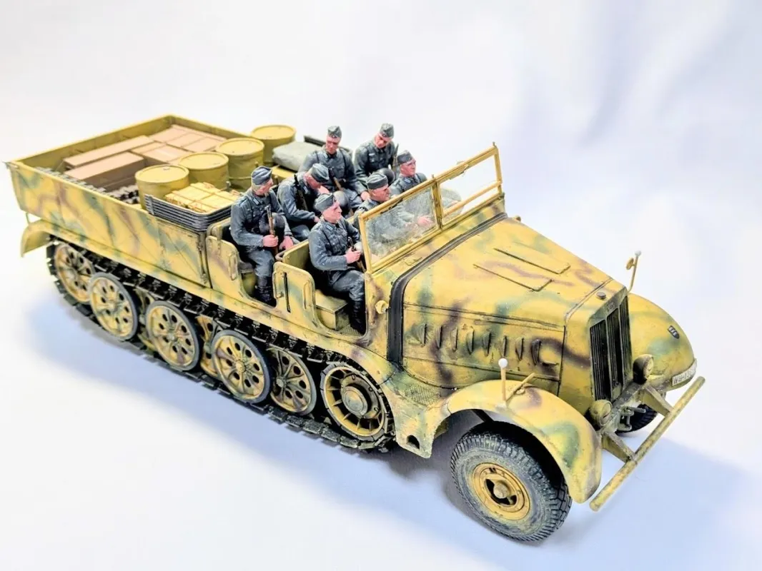 1/35 ドイツ軍 ハーフトラック乗務員画像2