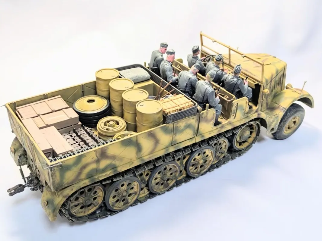 1/35 ドイツ軍 ハーフトラック乗務員画像3