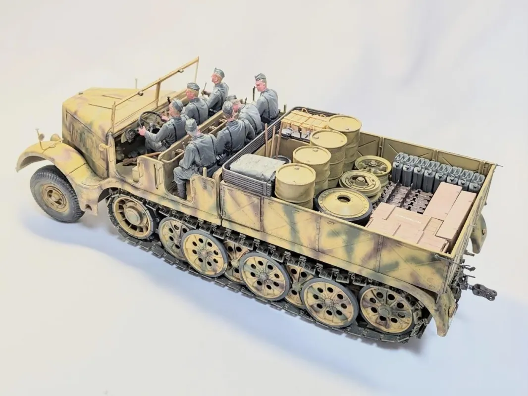 1/35 ドイツ軍 ハーフトラック乗務員画像4