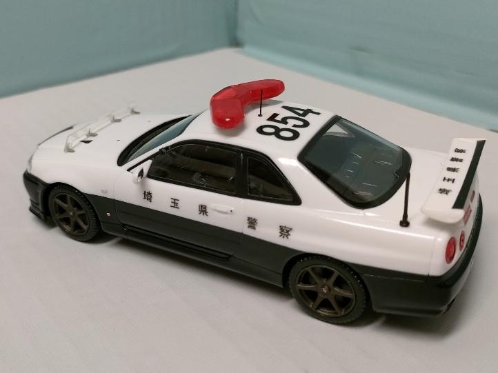 1/32 NISSAN SKYLINE GT-R Vspec2 police画像2