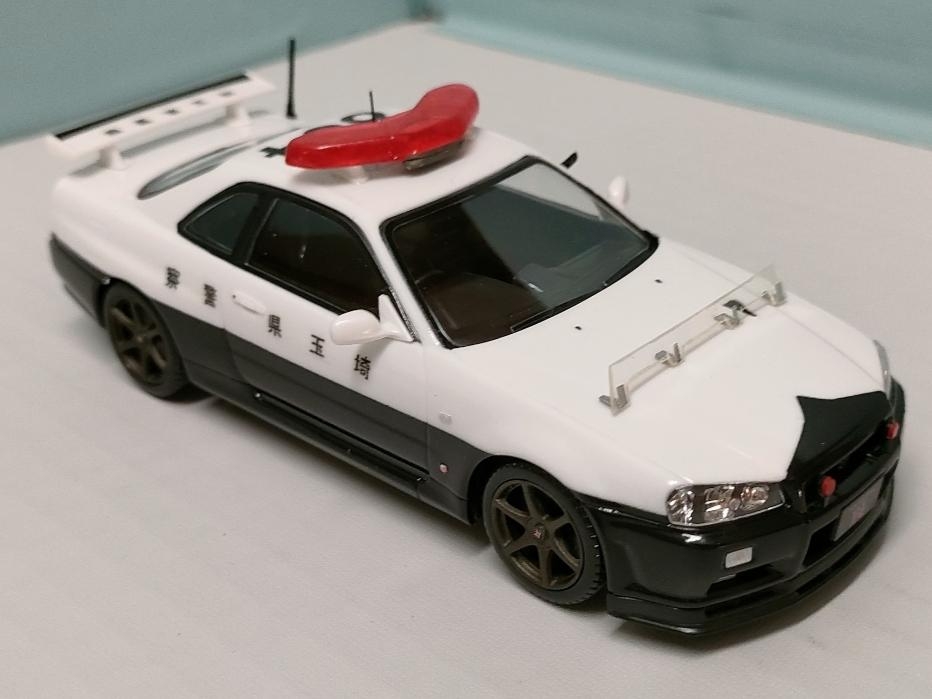 1/32 NISSAN SKYLINE GT-R Vspec2 police画像5