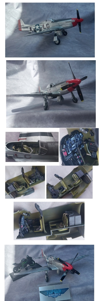 トップガン・マーヴェリック『TOPGUN MAVERIC』P-51Dマスタング(トム所有のMontana miss) 1/32画像2