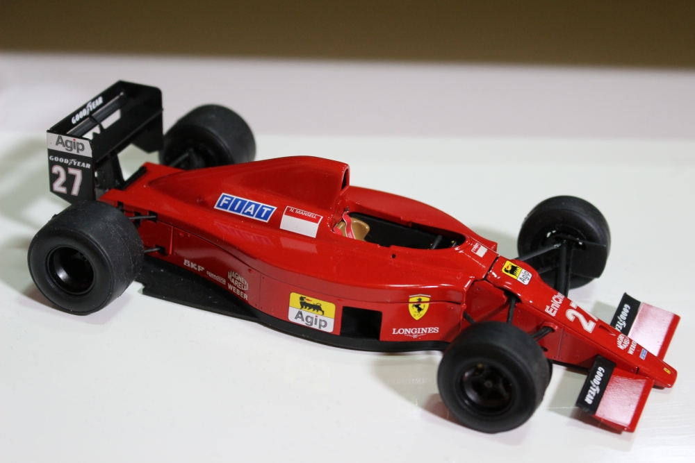 ハセガワ1/24 フェラーリF1-89 完成品 よろしき