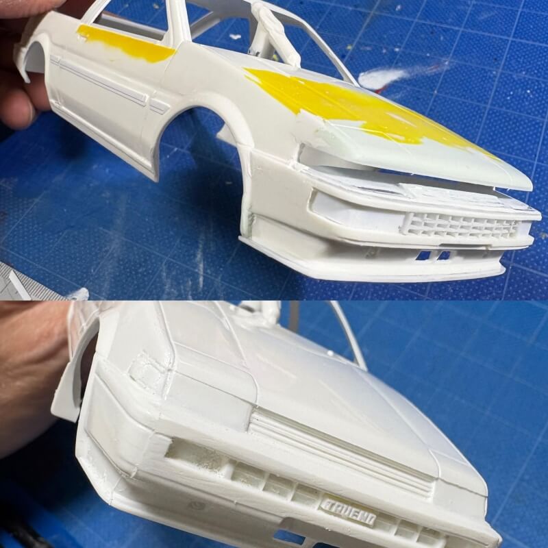 フジミ AE86トレノ改 AE85後期画像5