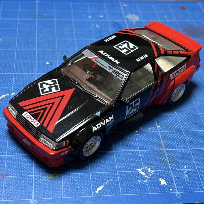 アオシマAE86レビンTRD N2 ADVANカラー画像1