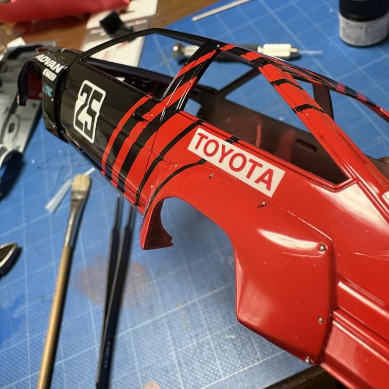 アオシマAE86レビンTRD N2 ADVANカラー画像2