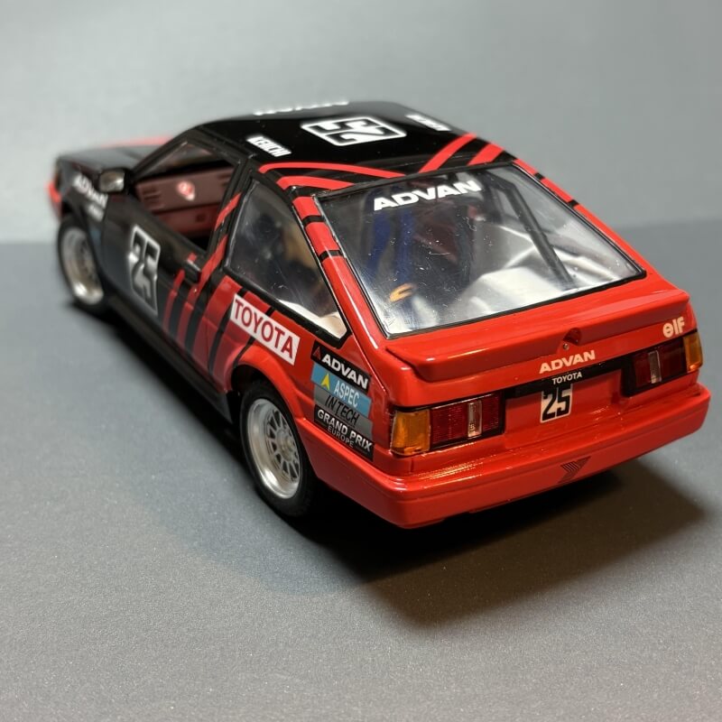 フジミ AE86 ADVAN カローラレビン画像3