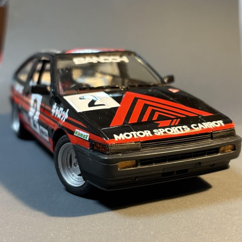 フジミ AE86 キャロット土屋トレノ画像1