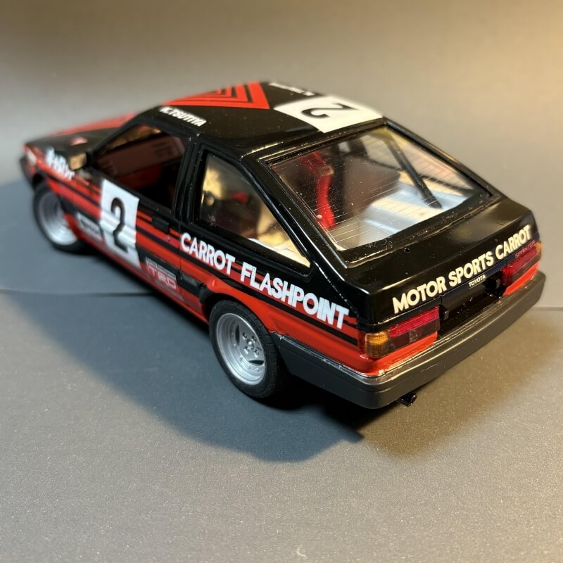 フジミ AE86 キャロット土屋トレノ画像2