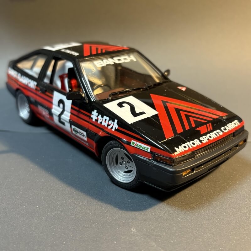 フジミ AE86 キャロット土屋トレノ画像4