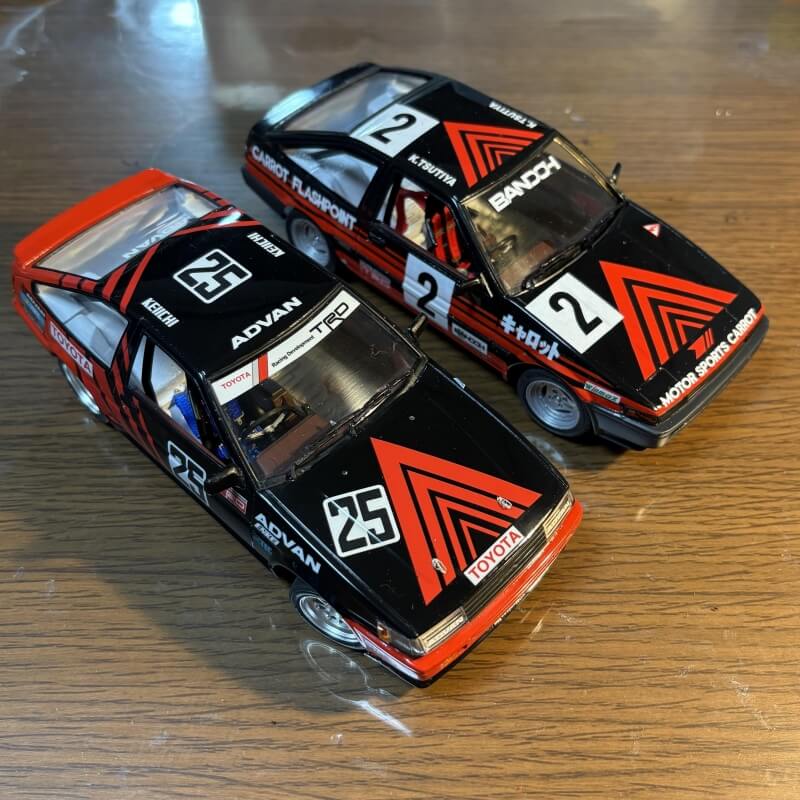 フジミ AE86 キャロット土屋トレノ画像5