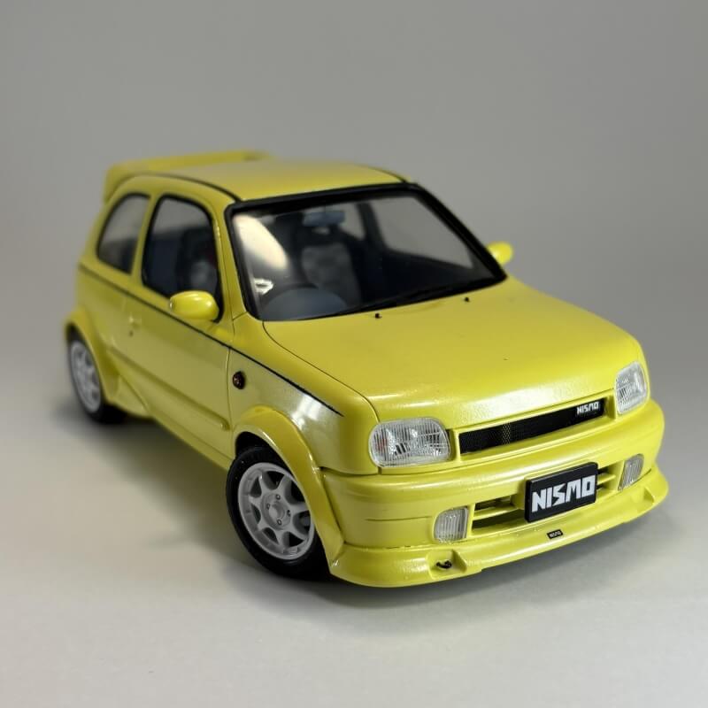 フジミ K11マーチニスモ改 ワイドトレッドバージョン画像1