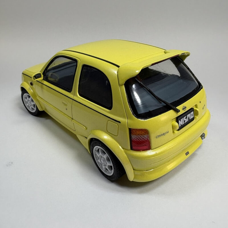 フジミ K11マーチニスモ改 ワイドトレッドバージョン画像3